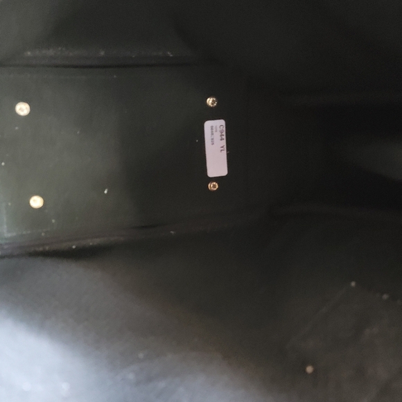 Vintage Dooney & Bourke Yellow Canvas Twill Shopper Tote Bag Brown Leather Purse - Picture 11 of 14